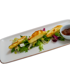 Brânză halloumi de casă la cuptor