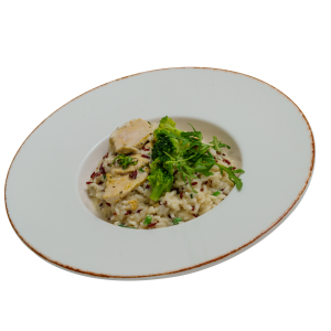 Risotto with chicken