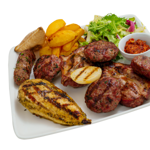 Traditional mixed grill
